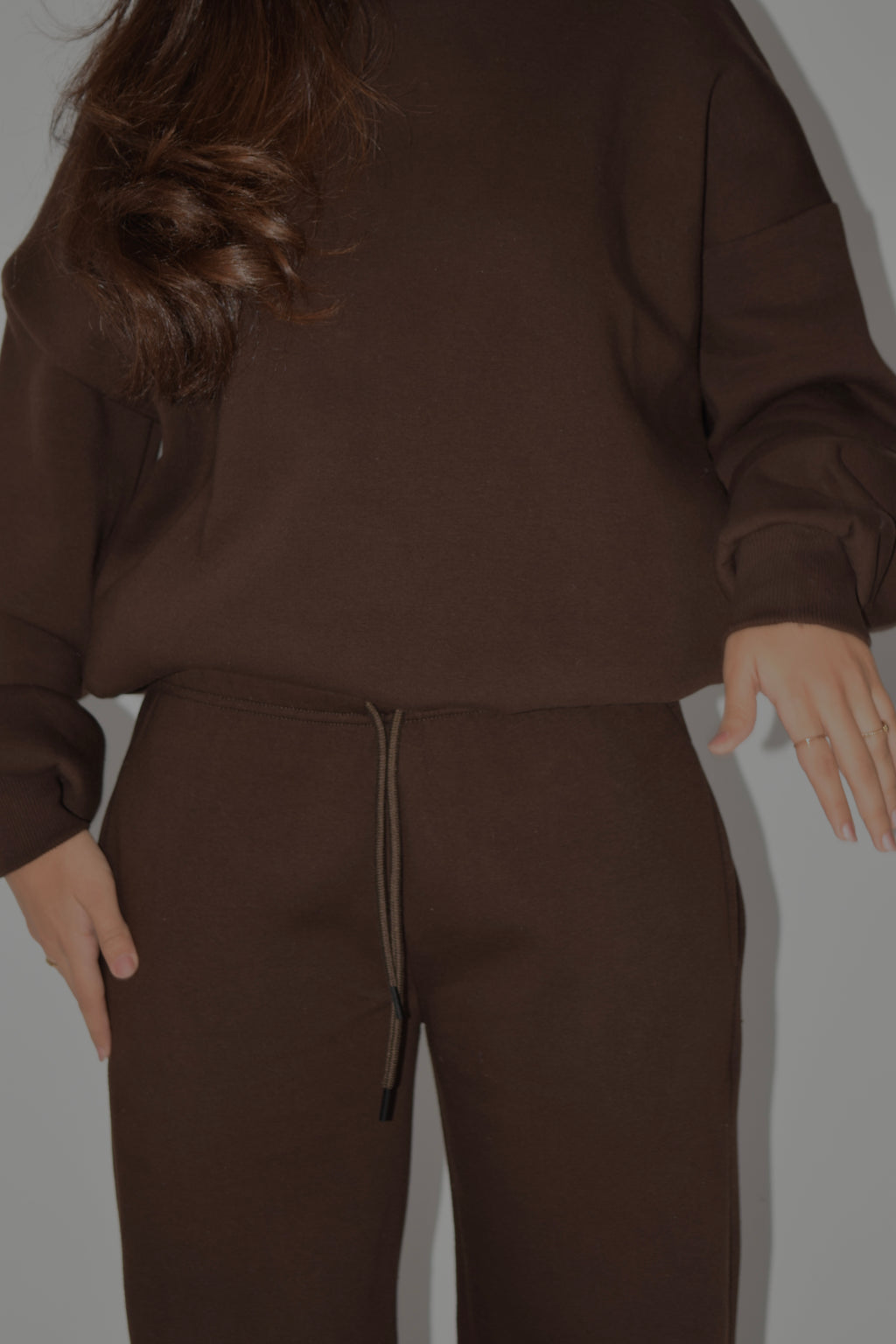 Classic Crewneck in Dark Brown