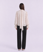 The Polka Dots Blouse in Crème