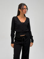 The Classic Knit Set in Black