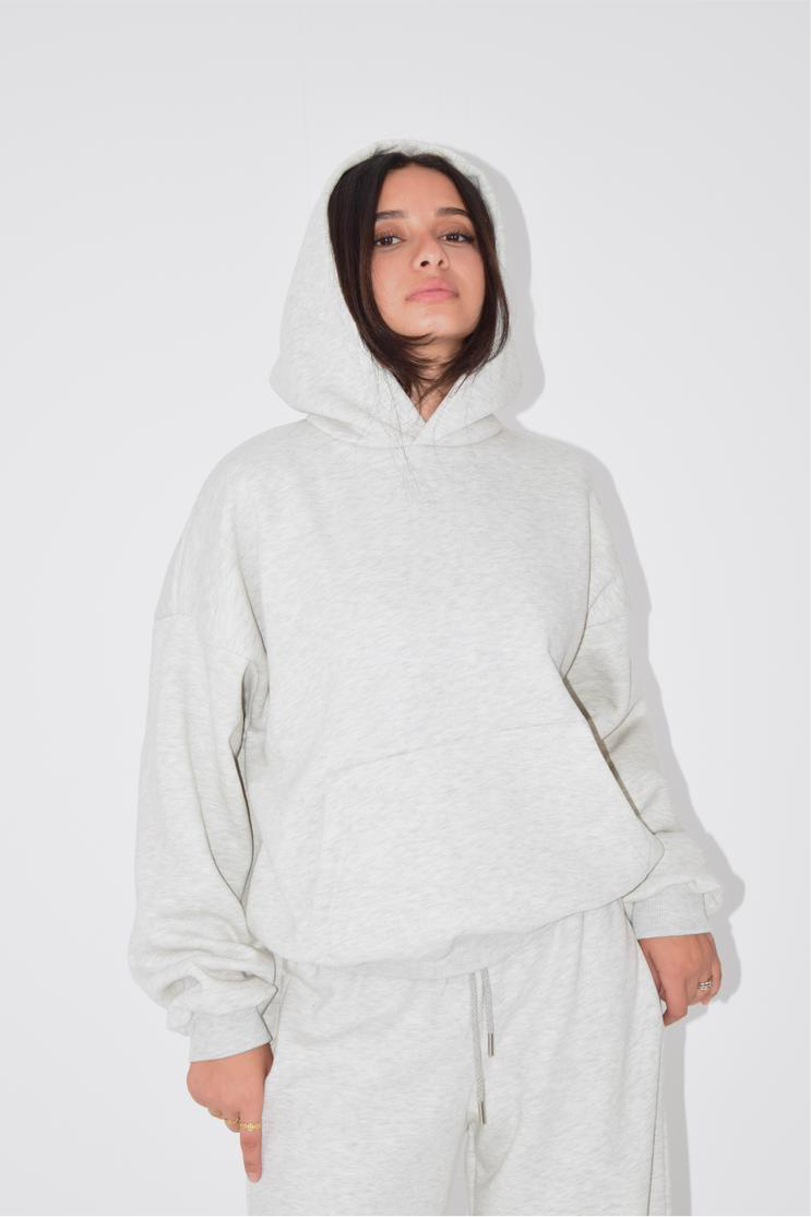Classic Hoodie in Light Grey