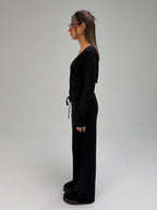 The Classic Knit Set in Black