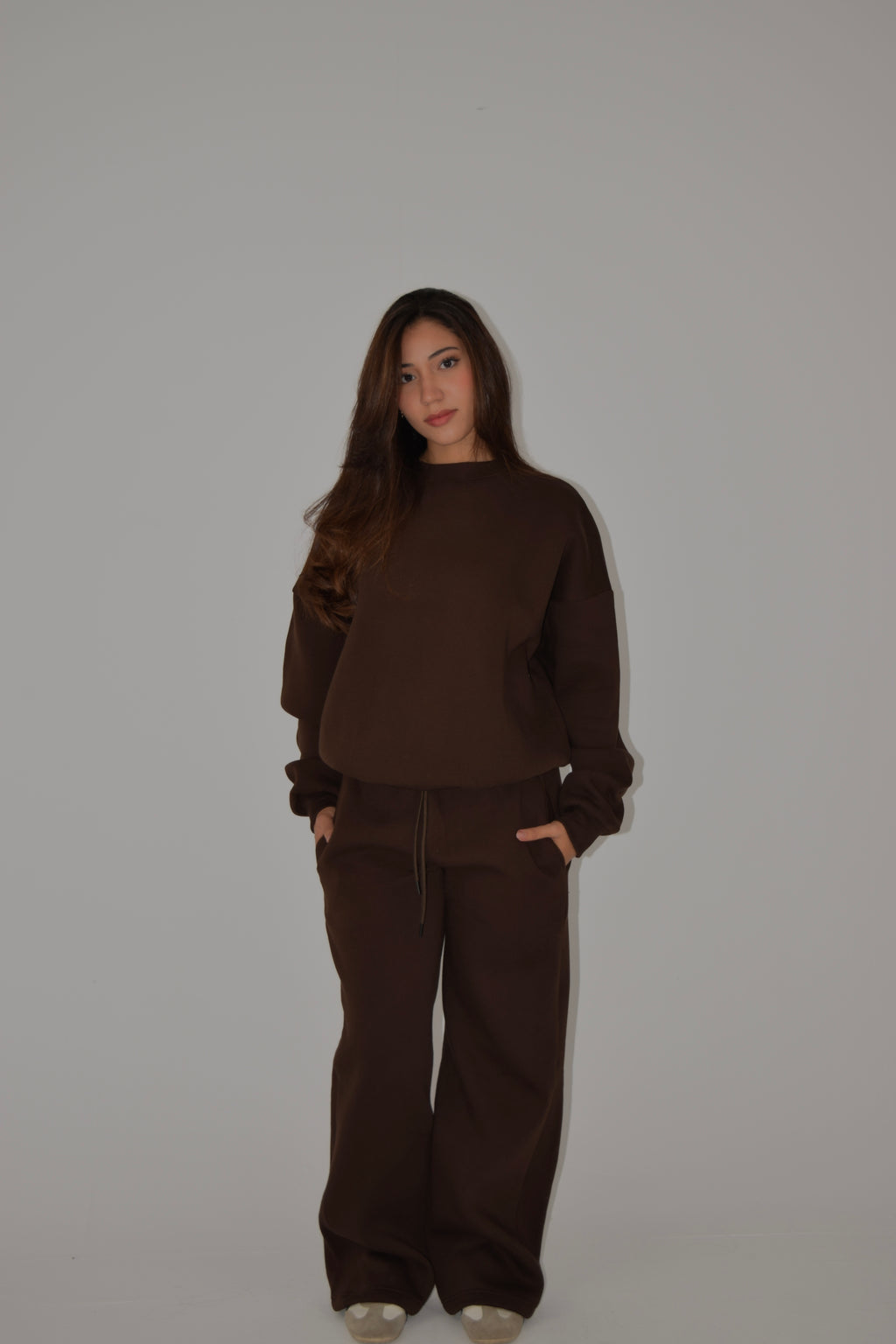 Classic Crewneck in Dark Brown