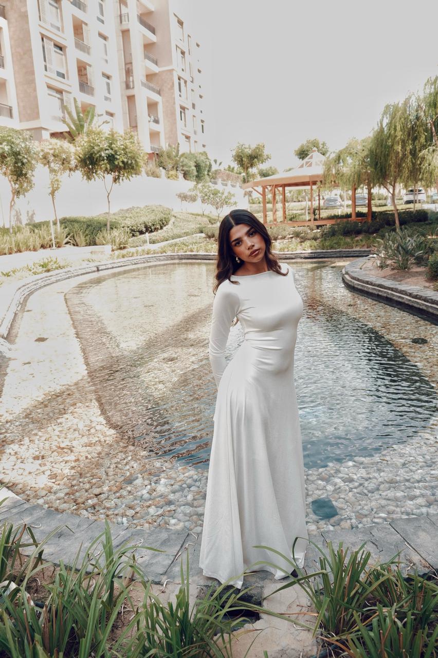 Rêve dress in Off-white