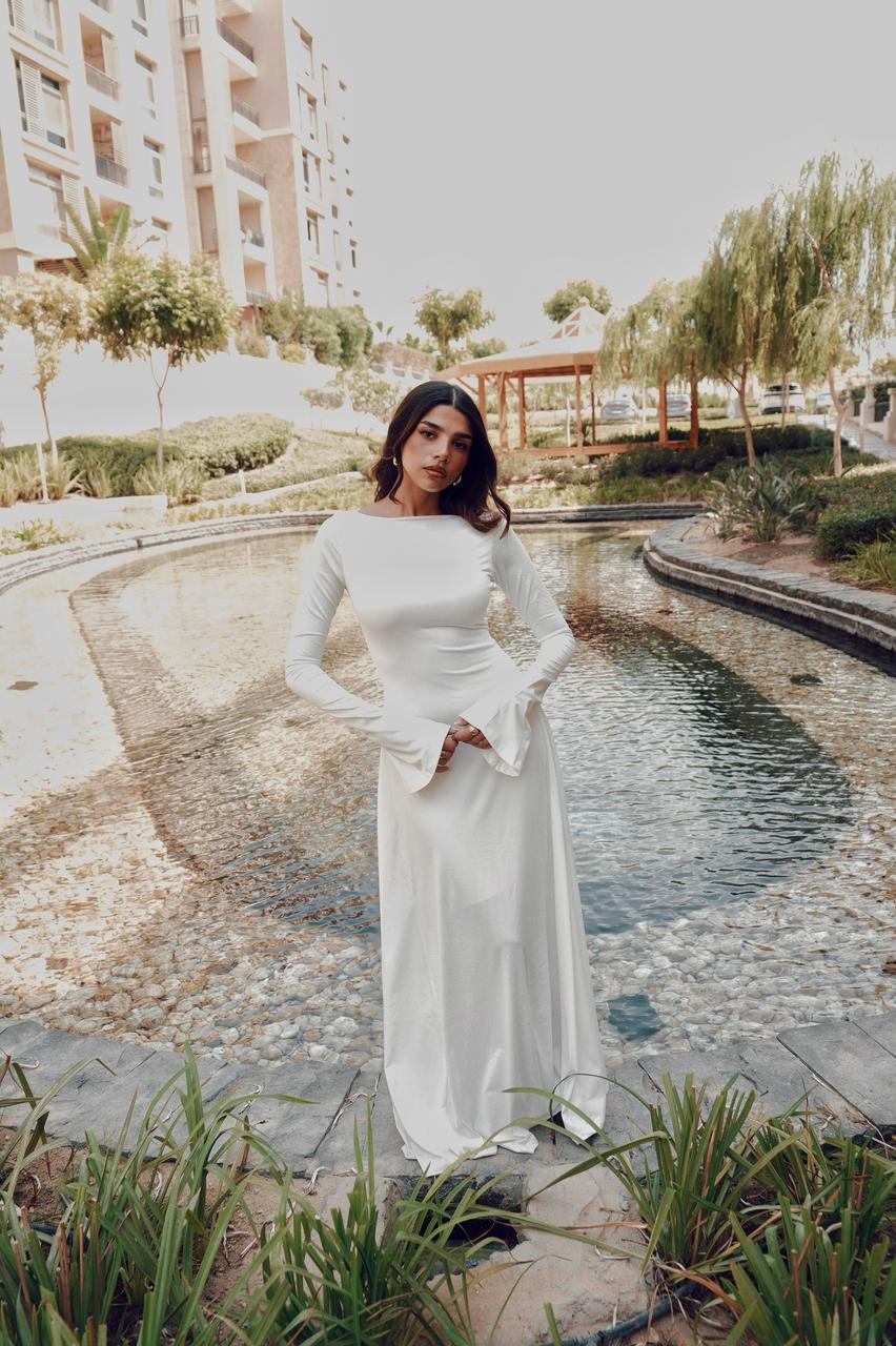 Rêve dress in Off-white