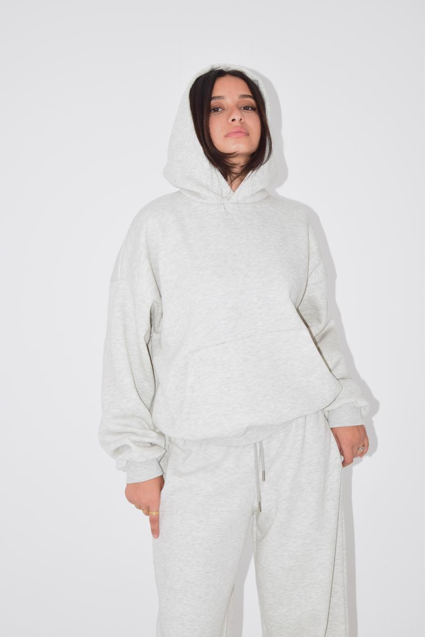 Classic Hoodie in Light Grey