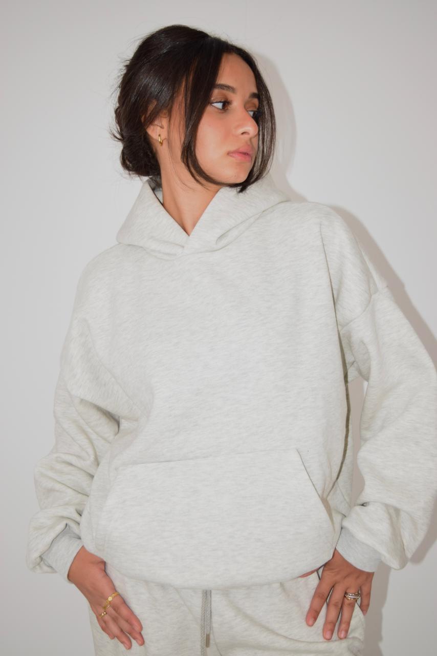 Classic Hoodie in Light Grey